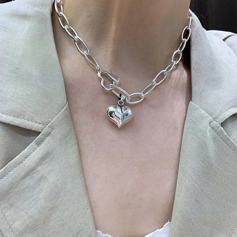 chunky silver jewelry