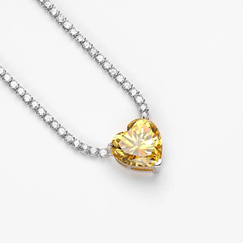 diamond heart necklaces