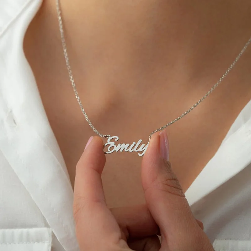 925 sterling silver name necklaces