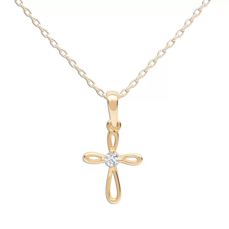 childrens cross necklaces