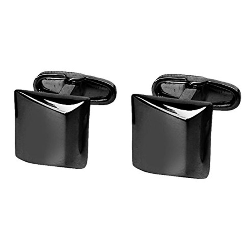 black cufflinks