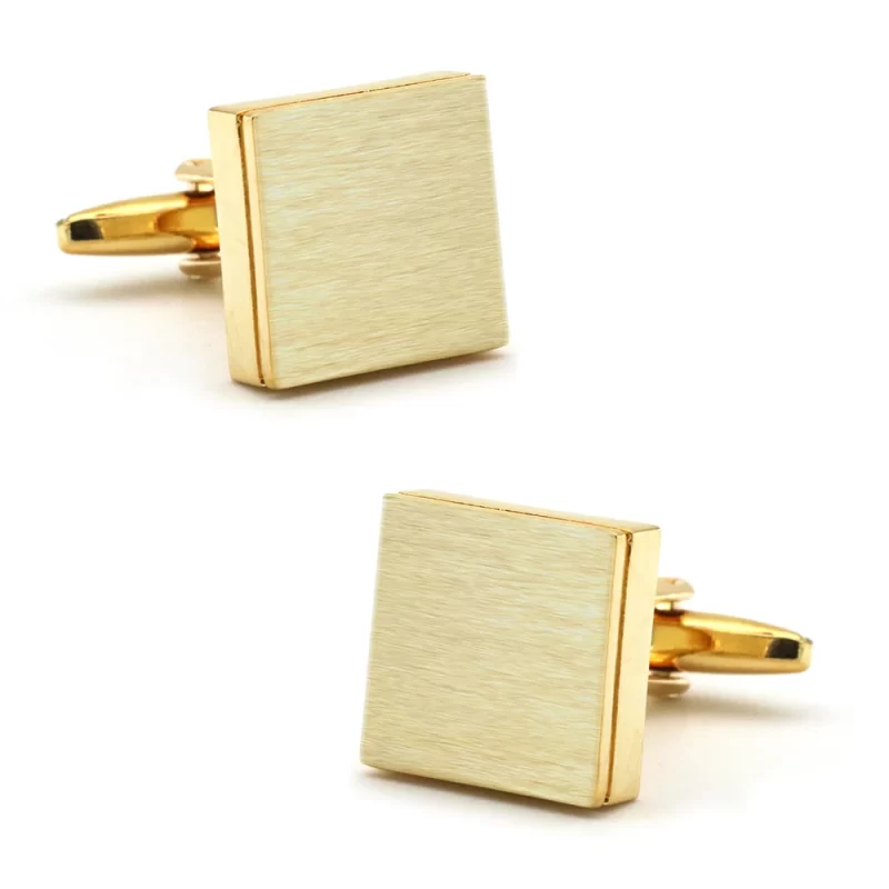 gold cufflinks