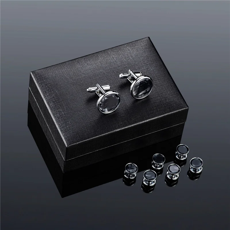 silver cufflinks