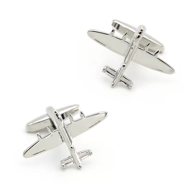 airplane cufflinks
