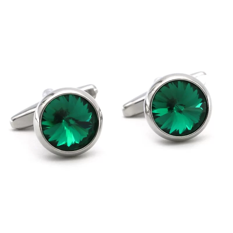 emerald cufflinks