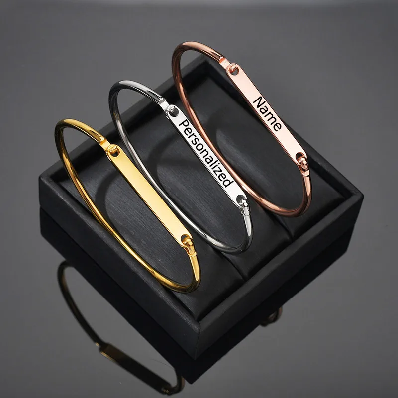 engraved bracelets