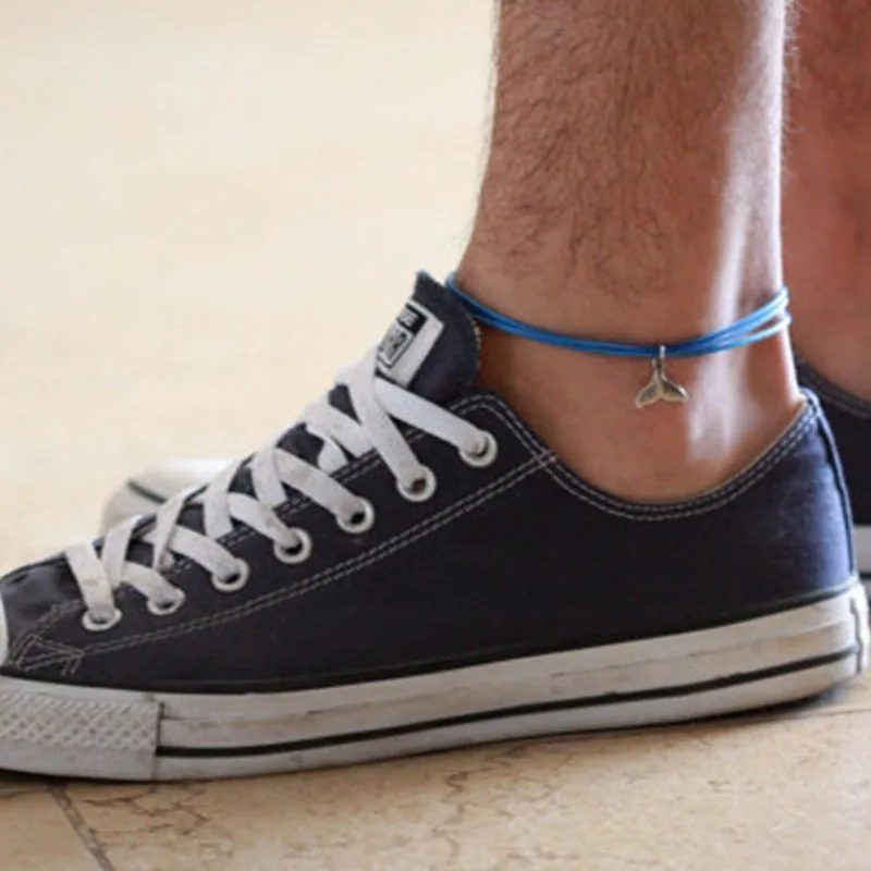 men wearing anklets