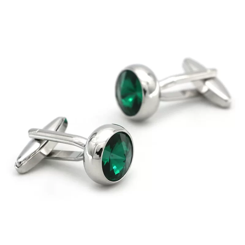 emerald cufflinks