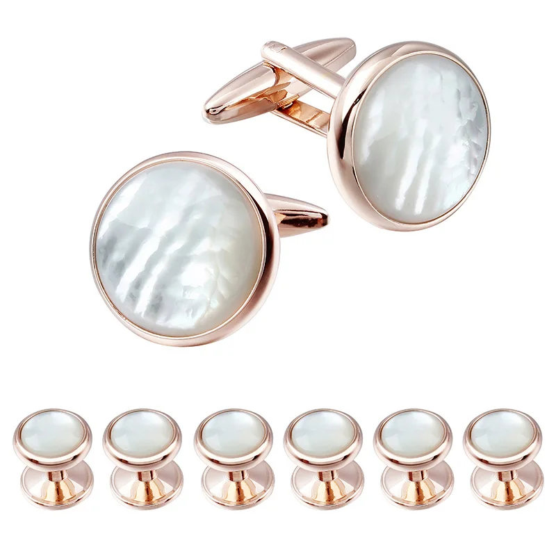 mother of pearl cufflinks
