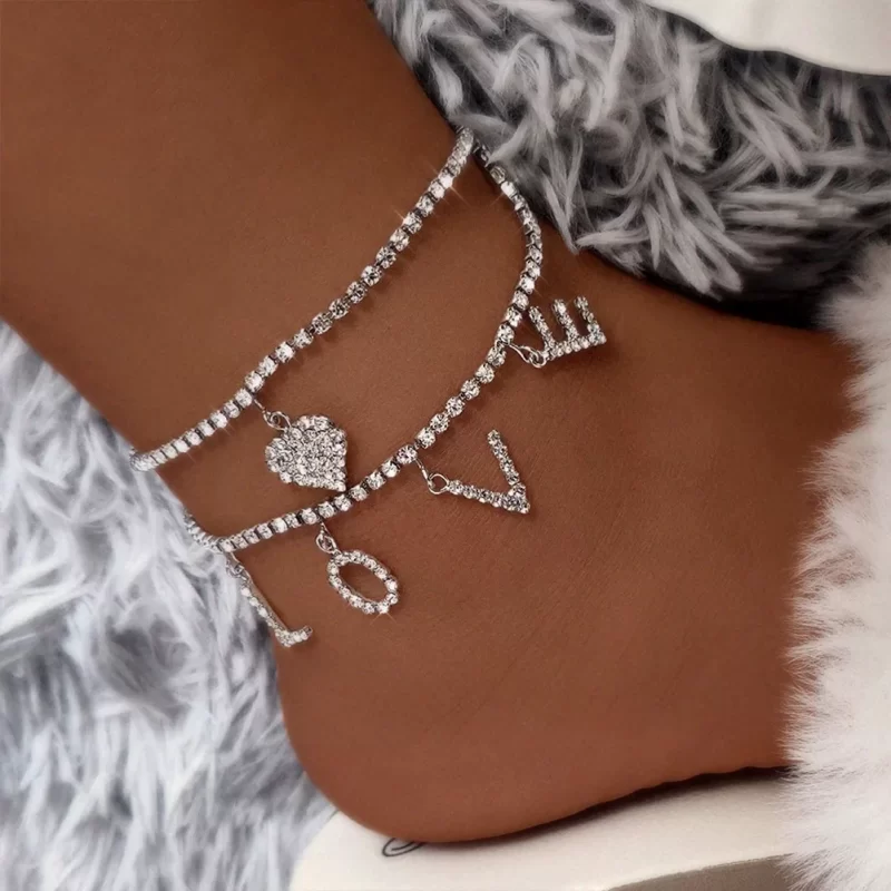 diamond anklets
