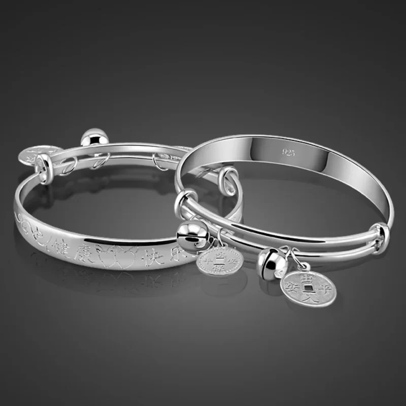 silver anklets for baby girl