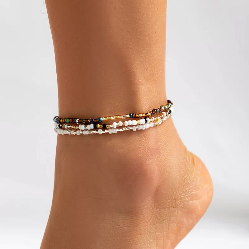 beaded anklets