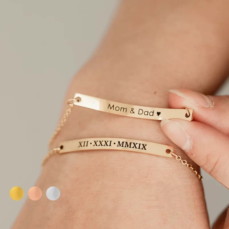 engraved bracelets