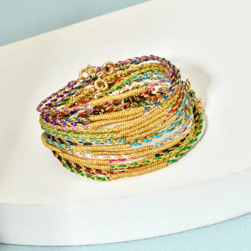 thread bracelets diy