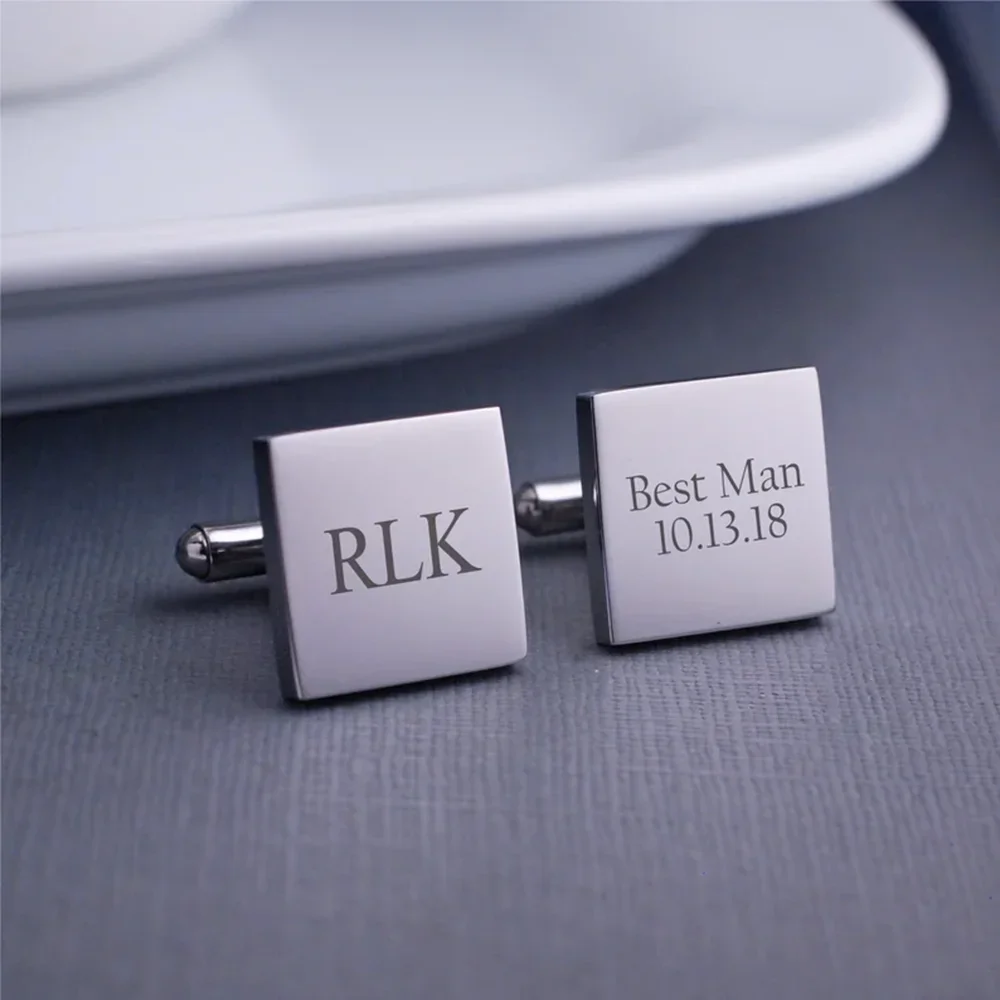engraved cufflinks