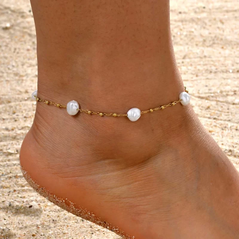 pearl anklets