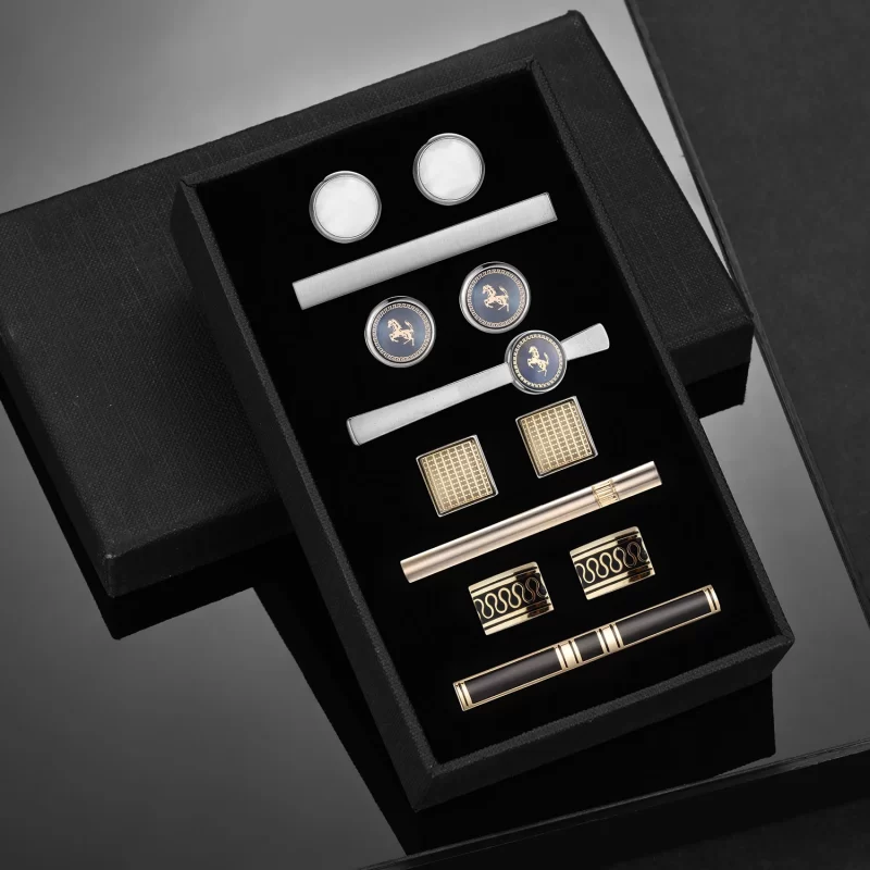 put on cufflinks