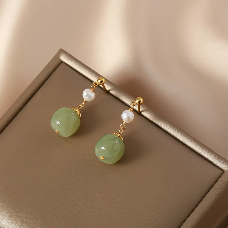 jade earrings