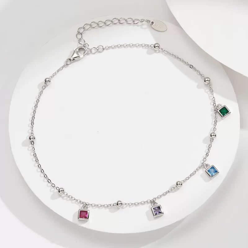 925 sterling silver anklets