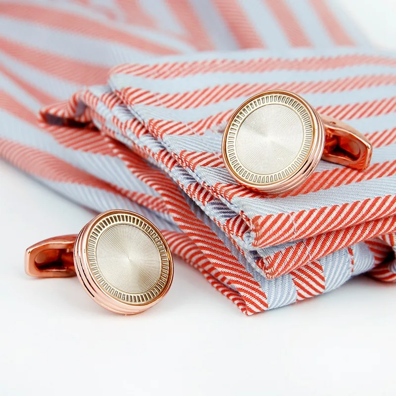 rose gold cufflinks
