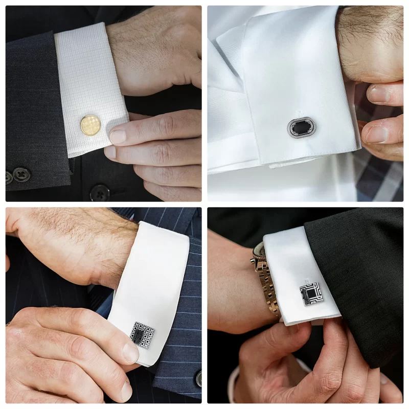 how to wear cufflinks