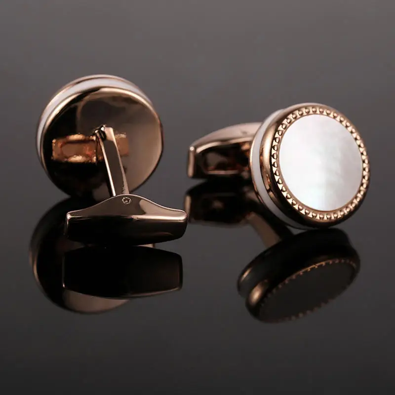 rose gold cufflinks