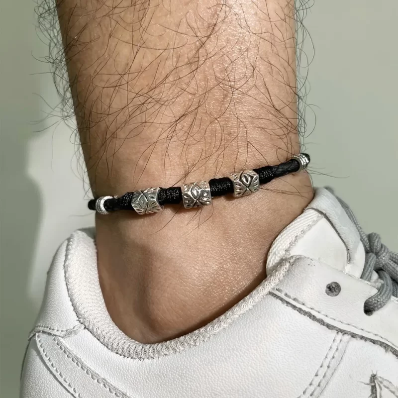 men wearing anklets