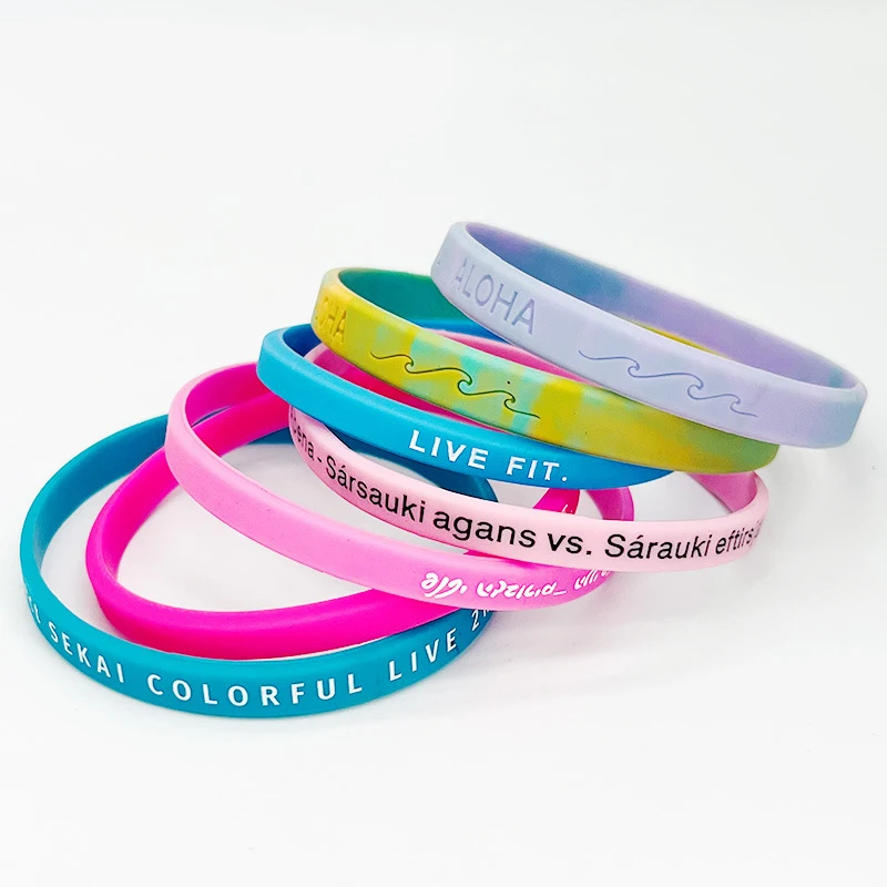 custom silicone bracelets