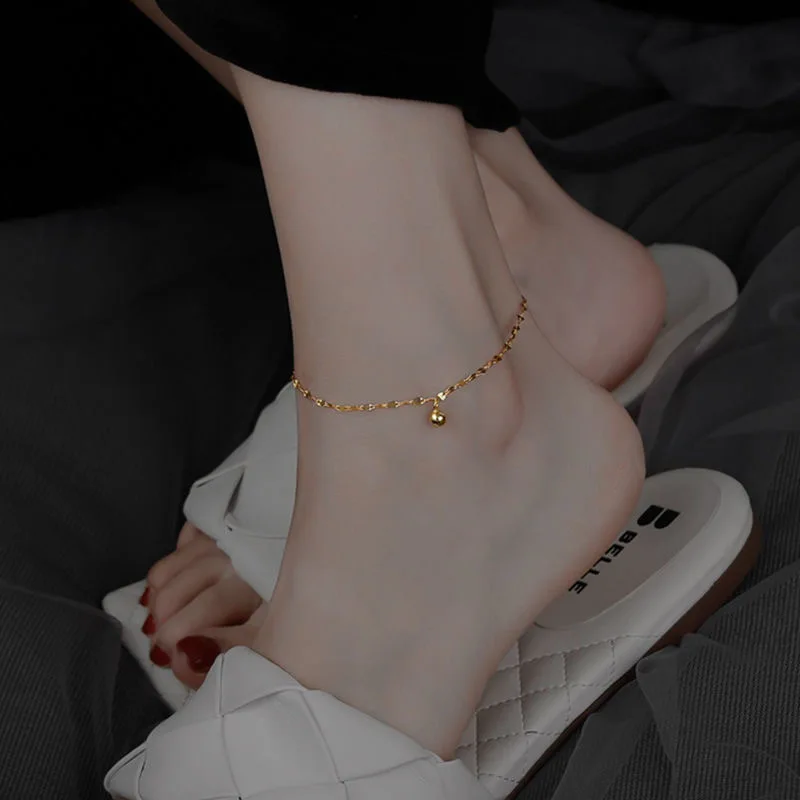 silver anklets for baby girl