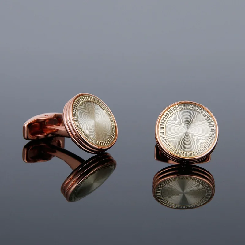 rose gold cufflinks