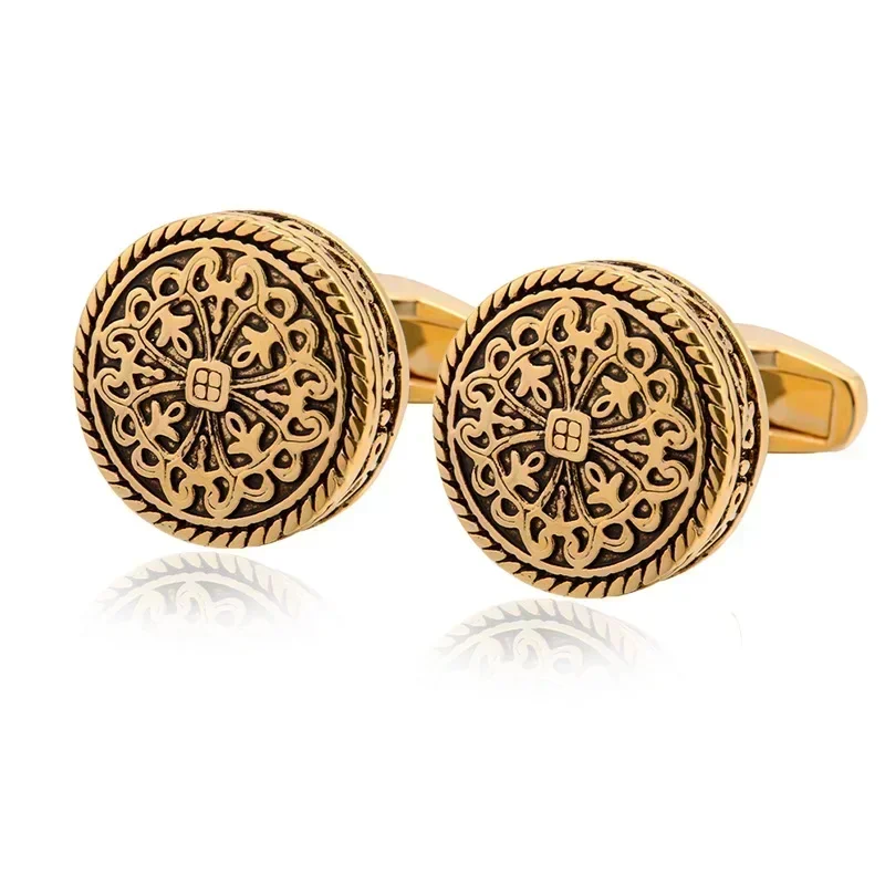 mens gold cufflinks