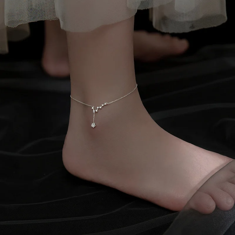 silver anklets