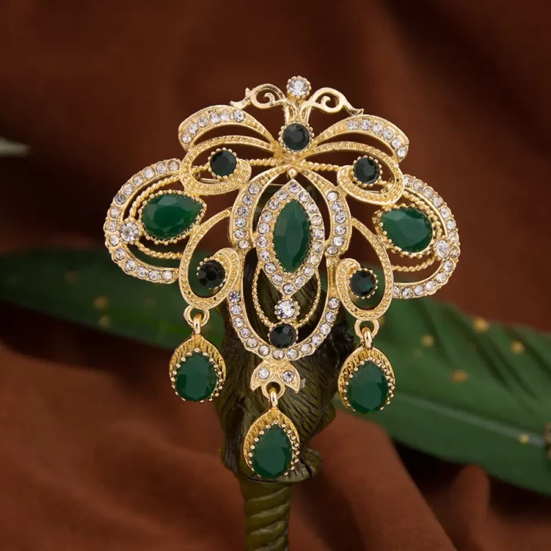 crystal brooch