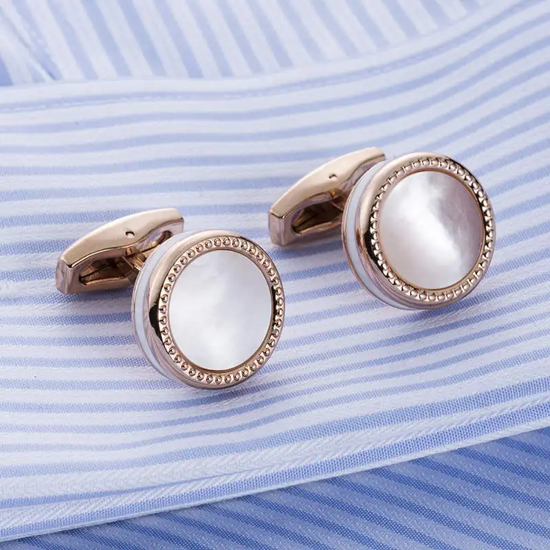 mother of pearl cufflinks