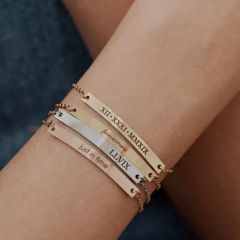 engraved bracelets