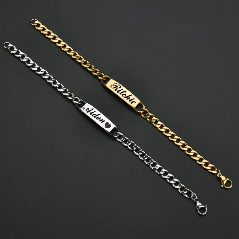 engraved bracelets