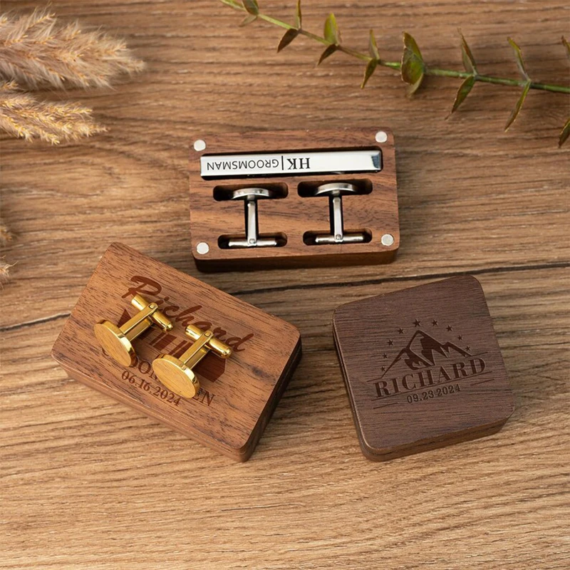 monogrammed cufflinks