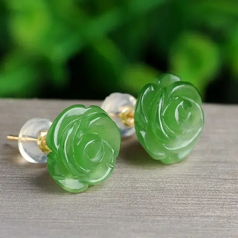 jade earrings