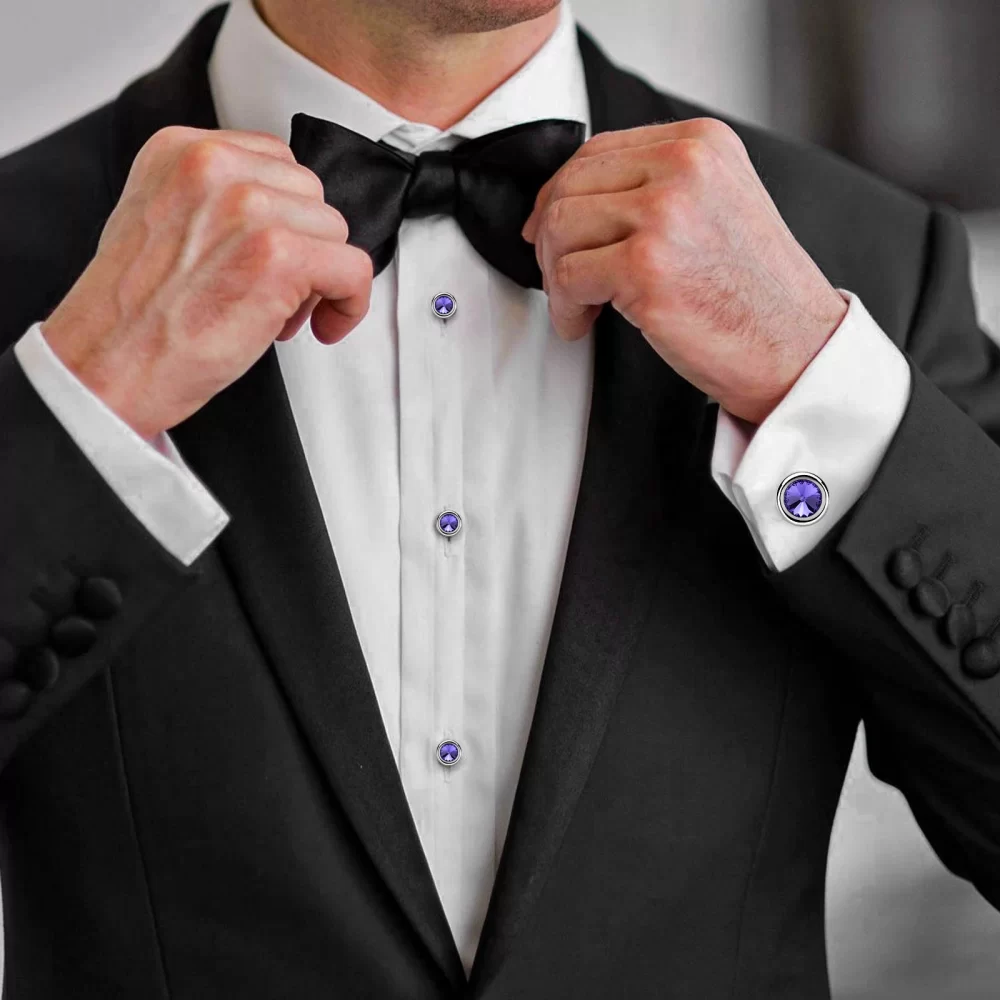 tuxedo cufflinks
