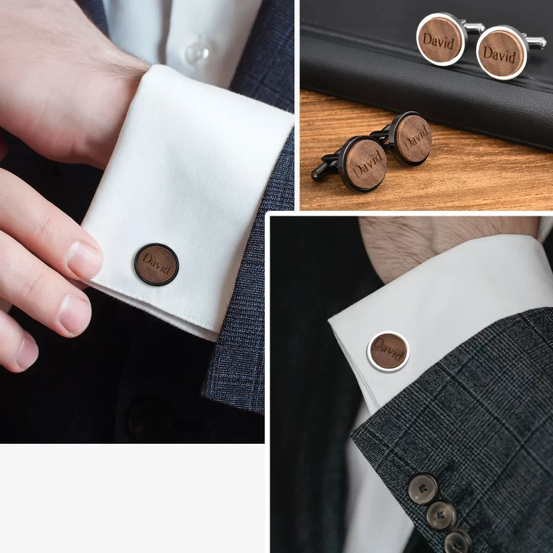 put on cufflinks