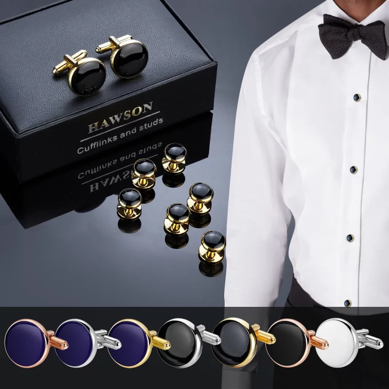 tuxedo cufflinks