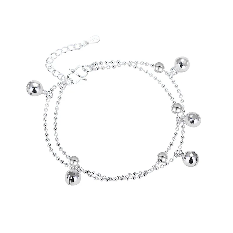 silver anklets for baby girl