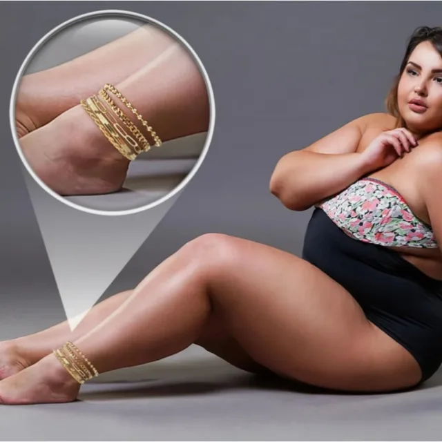 plus size anklets