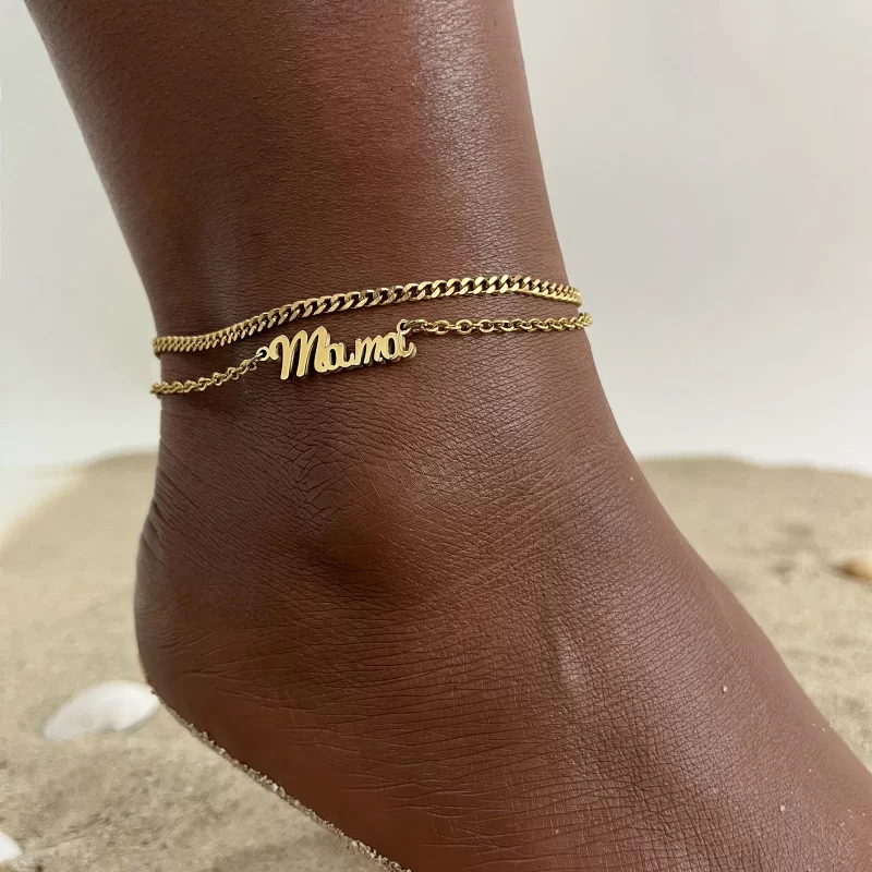 customized anklets with names