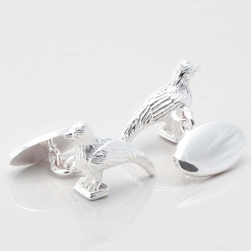 pheasant cufflinks