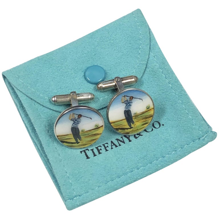 golf cufflinks