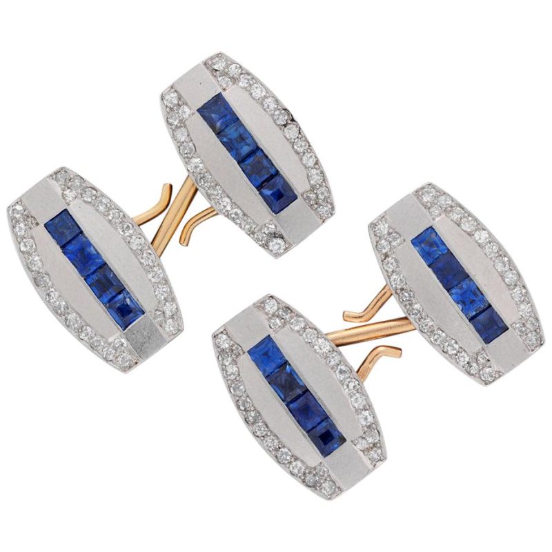 art deco cufflinks