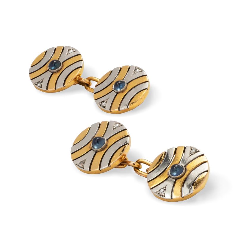 art deco cufflinks