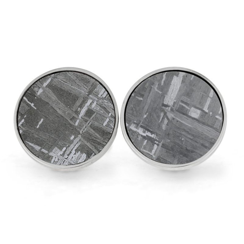 meteorite cufflinks