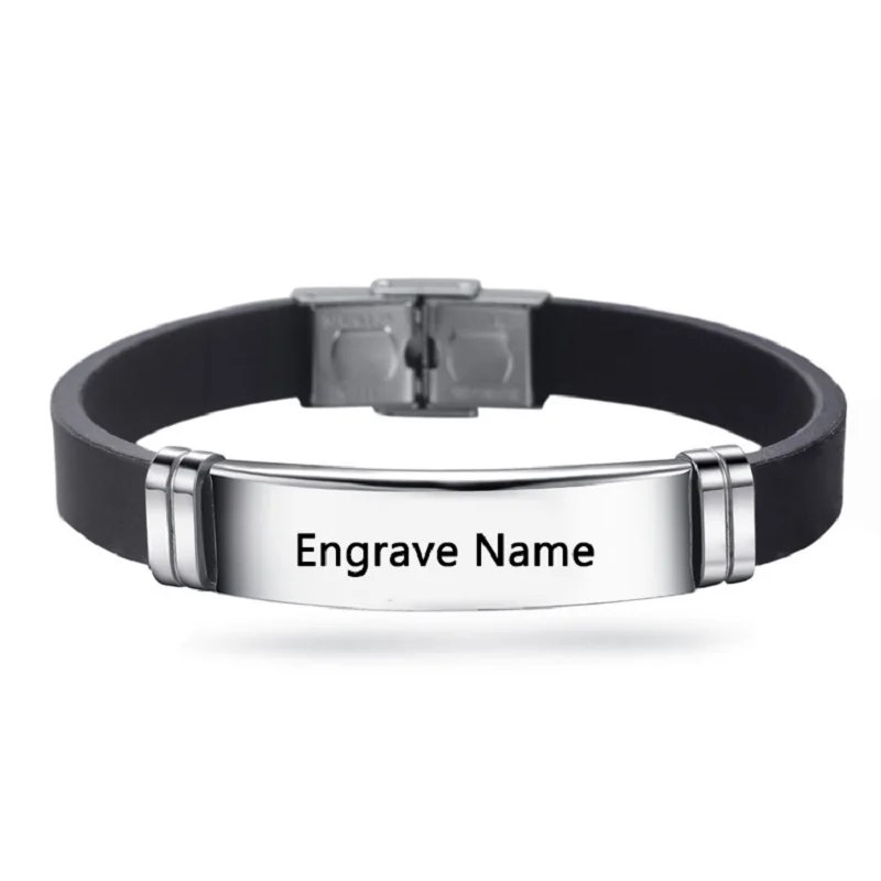 engraved bracelets for men